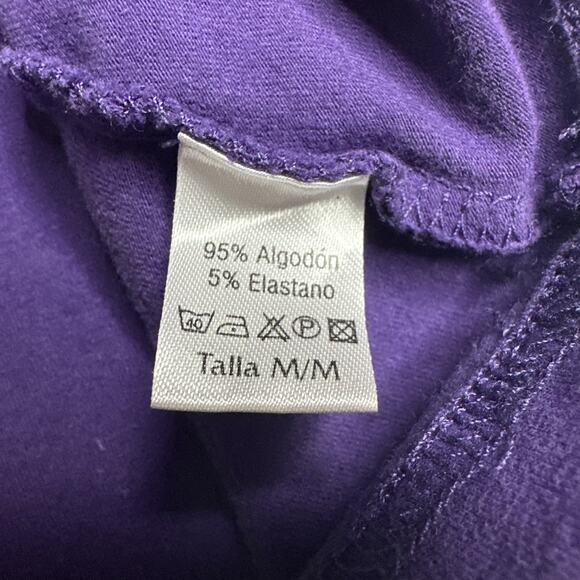 Y2K Clockhouse Womens XS Small Purple Off Shoulder Baby Tee Cap Sleeve Top - Picture 8 of 10